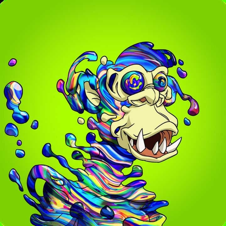 Trippy Mega Mutant Bored Ape 售价 2300 ETH 数字动态 第1张-天泽百科网